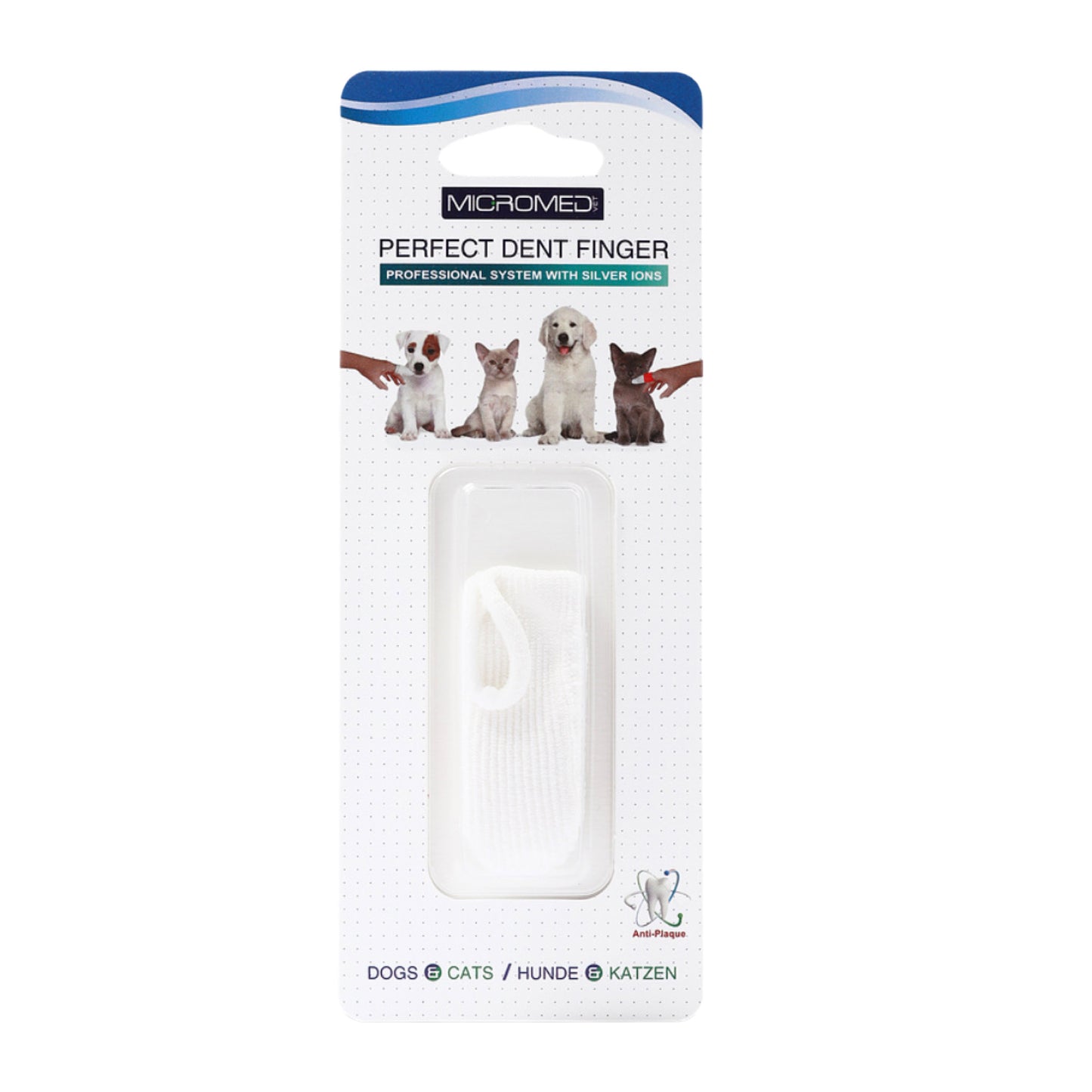 Micromed - 寵物抗菌清潔牙套 - 貓狗適用
