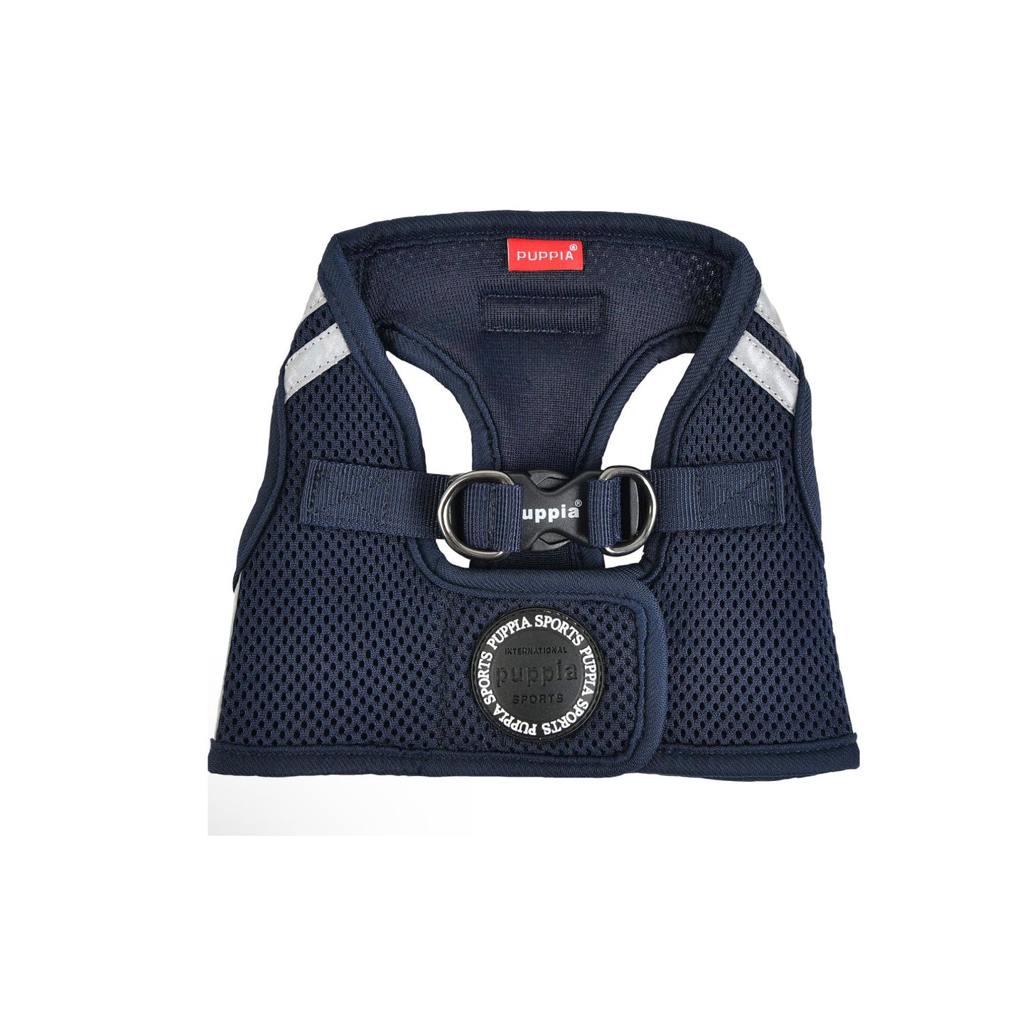 Puppia 輕便透氣柔軟背心(背扣胸帶加魔術貼) Puppia Soft Vest Harness Pro -海軍藍(XL)