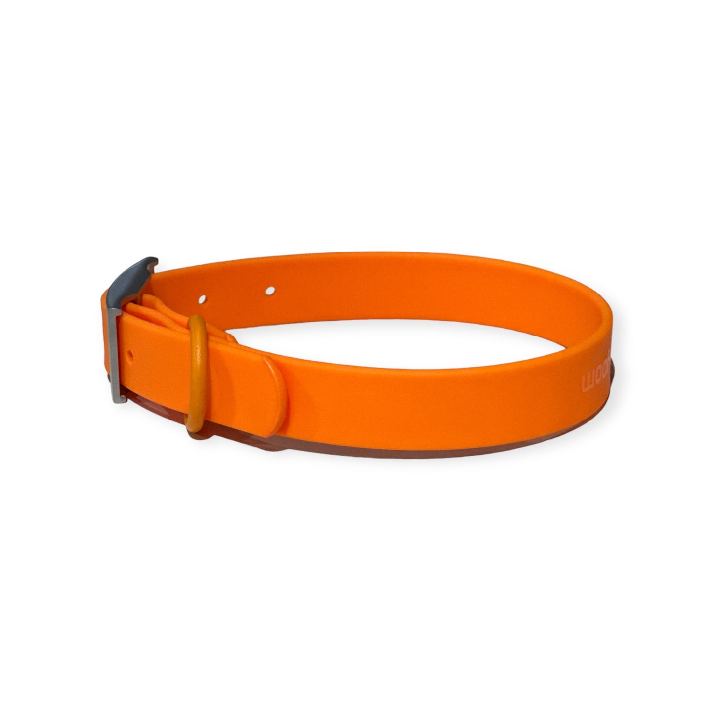 Woof Magic PVC Dog Collar Orange ￼